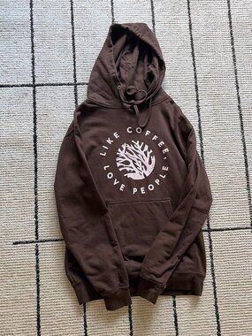 Coffee Shop Women's Brown Hoodie